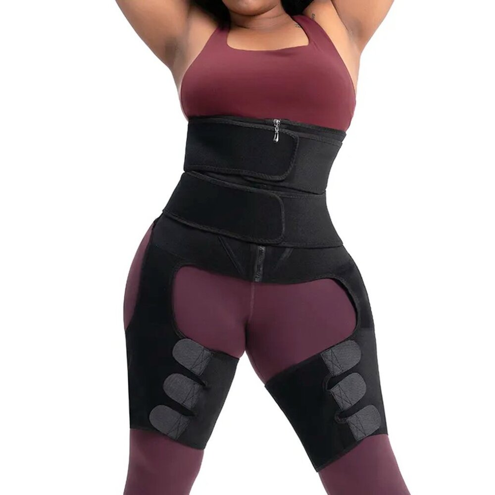 Thermo Fat Burner Neoprene 3-in-1 Waist & Thigh Trimmer Butt Lift Body Sculptor